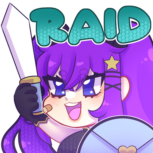 Raid Sword with text